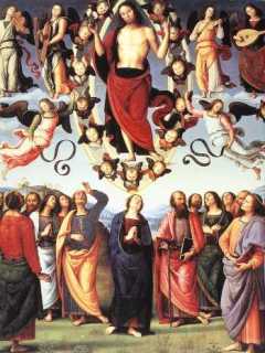 Perugino: Wniebowstąpienie Chrystusa