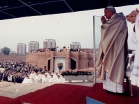 Św. Jan Paweł II podczas Mszy św. w Lublinie, 9 czerwca 1987 r.