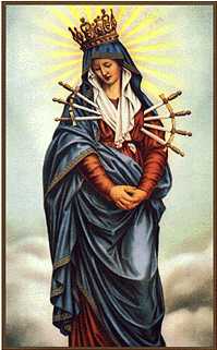 Maryja siedmiokrotnie przebita mieczem boleści
