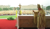 w. Jan Pawe II na Placu Pisudskiego w Warszawie, 13 czerwca 1999 r.