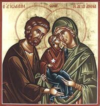 Święci Joachim i Anna, rodzice Maryi