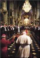Jan Pawe II w katedrze sandomierskiej, 12 czerwca 1999