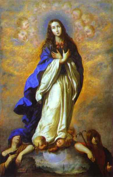 Francisco de Zurbaran: Niepokalana Maryja