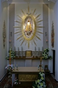 Wnętrze kościoła w polskim Loretto Wnętrze kościoła w polskim Loretto